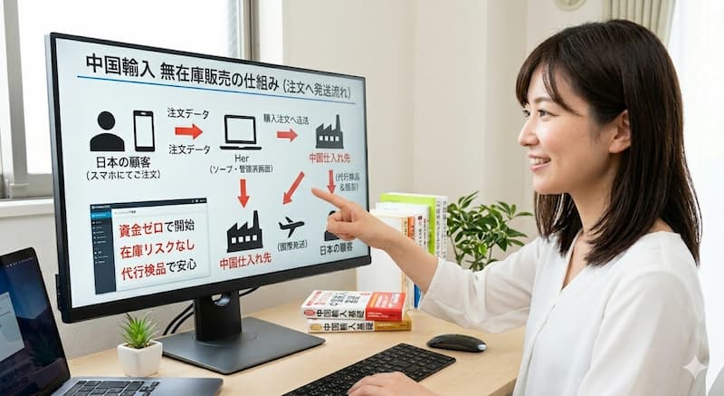 中国輸入の無在庫販売の仕組みと儲かる理由