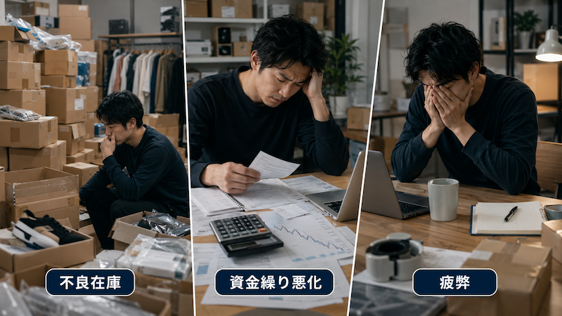 中国輸入で失敗して撤退するパターン
