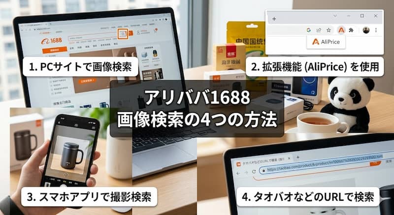 アリババ1688で画像検索する4つの方法