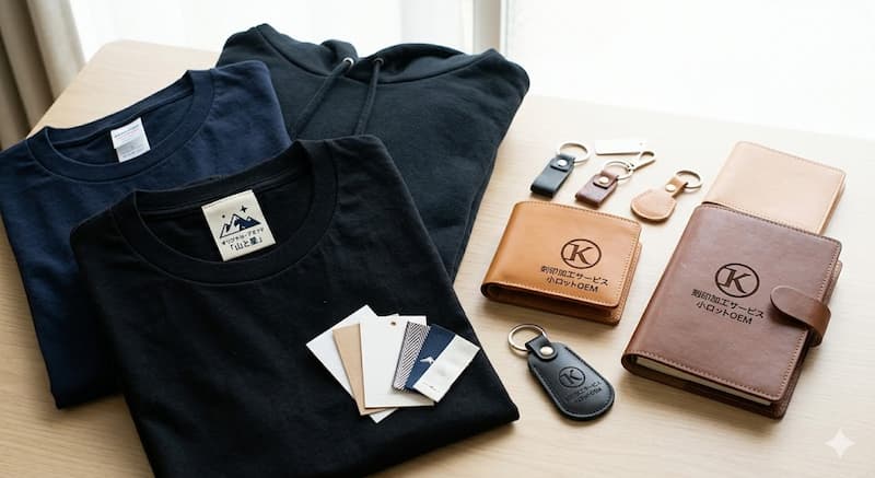 小ロットの簡易OEMでおすすめの商品ジャンルとオリジナル化