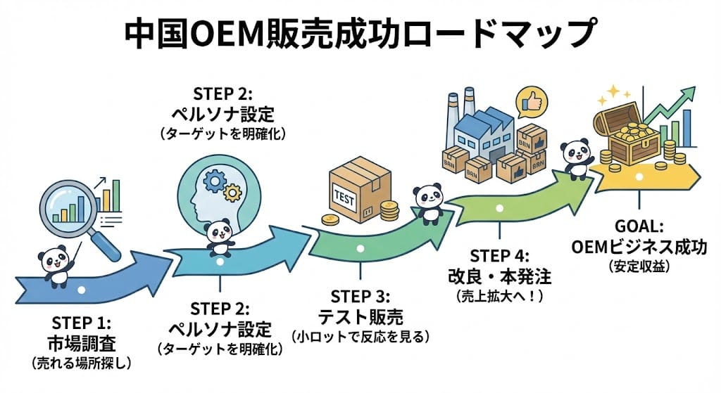 中国OEM販売開始までの成功ロードマップ