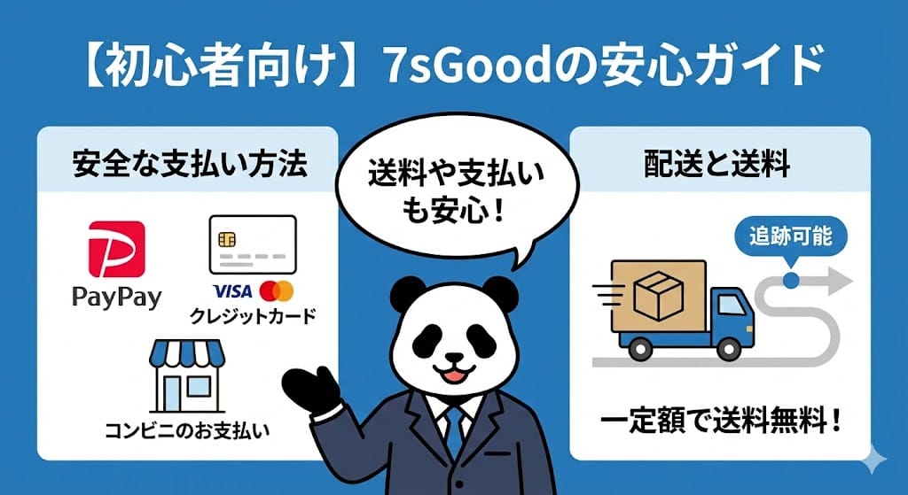 7sGoodの送料・支払い方法と安全な買い方