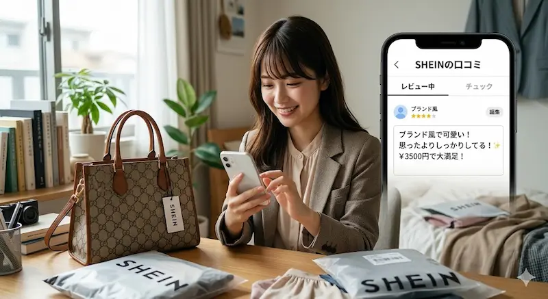 実際にSHEINでブランド風商品を買った購入者の口コミ評価