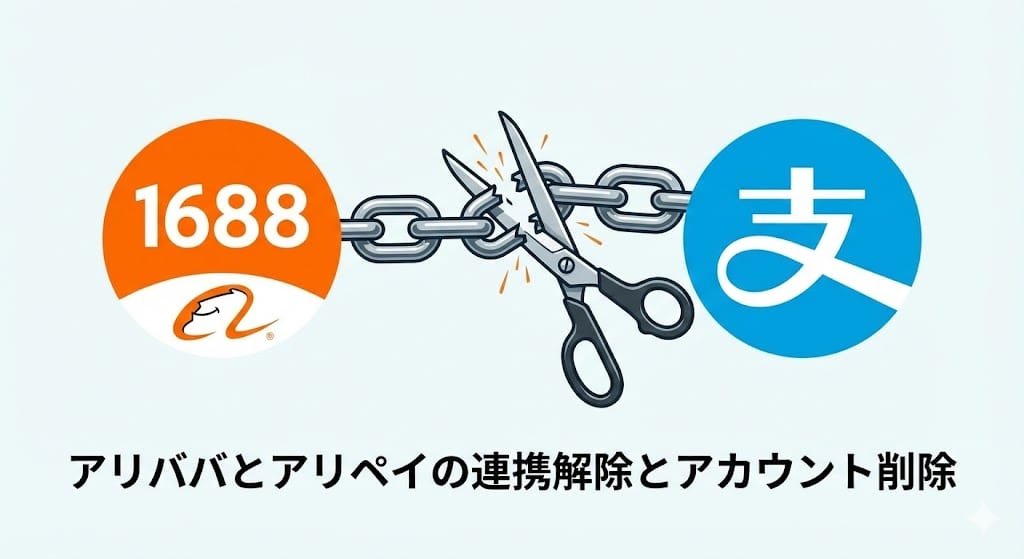 アリババとアリペイの連携解除とアカウント削除