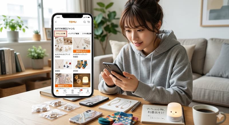 Temu転売仕入れでおすすめの儲かる商品ジャンル