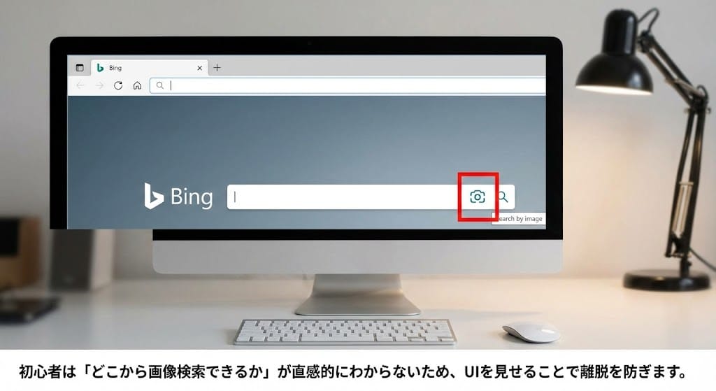 Bingの画像検索画面