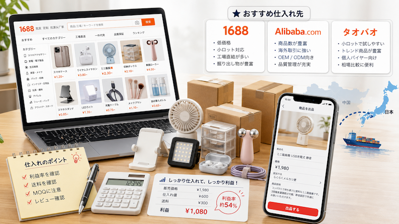 中国輸入の仕入れ先とアリババ活用