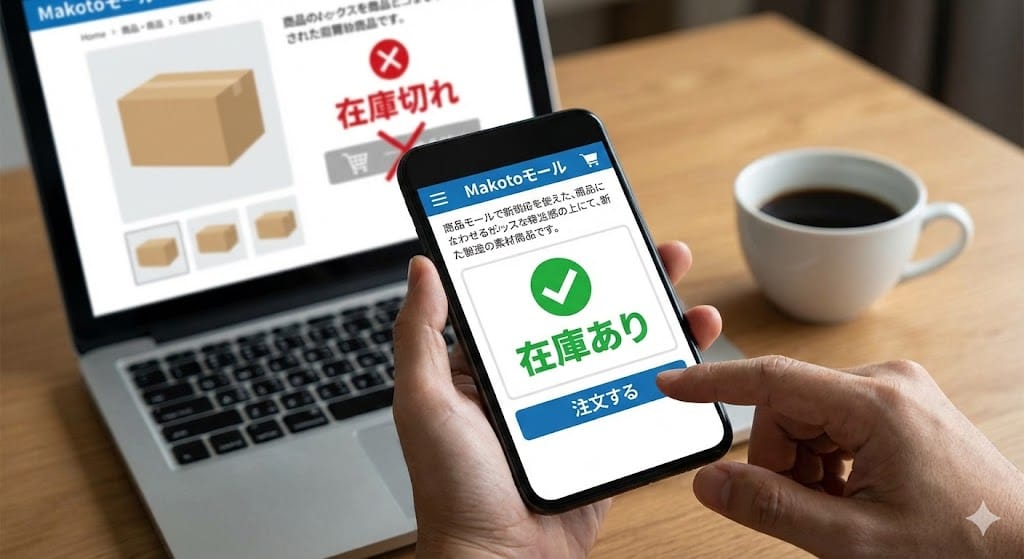 中国輸入の無在庫販売における在庫確認