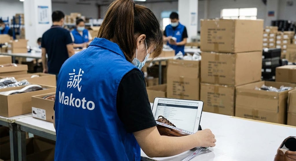 現地スタッフによる商品確認