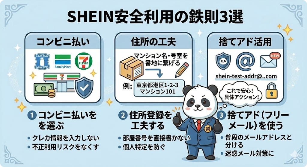 SHEINを安全に利用するためのセキュリティ対策