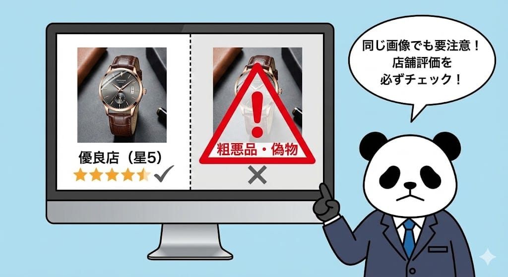 アリエク画像検索での偽物や粗悪品への注意点