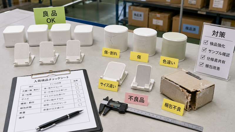 中国輸入の不良品と品質トラブル対策
