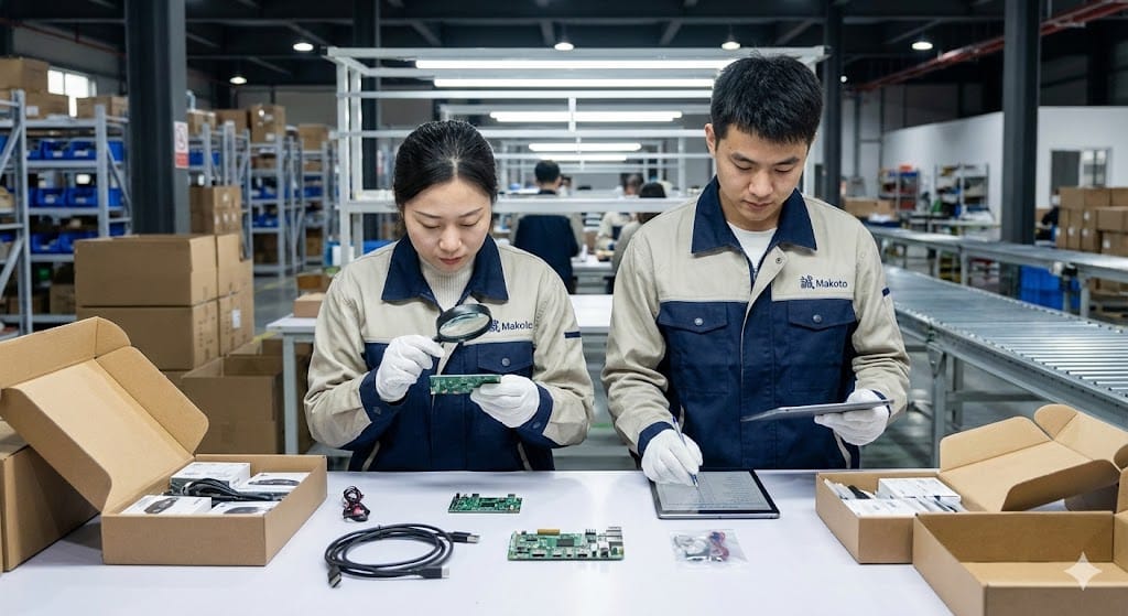 スタッフによる丁寧な検品作業