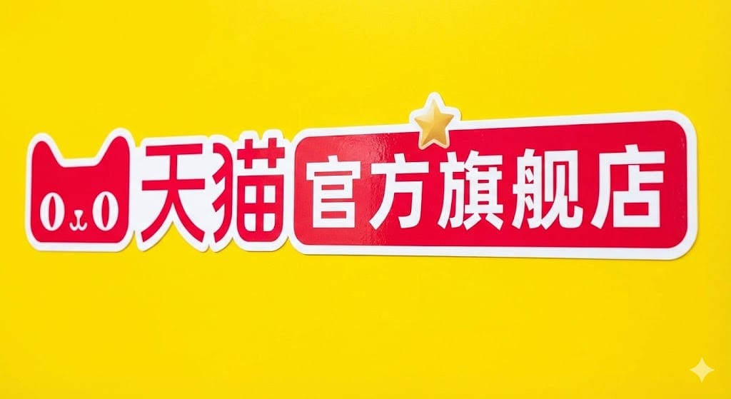 天猫の官方旗艦店のロゴマーク