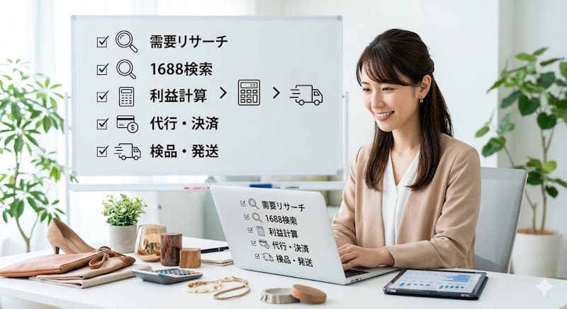 中国輸入ビジネスの5ステップ