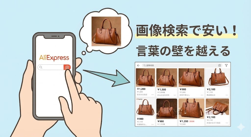 アリエク（AliExpress）画像検索のメリットと仕組み
