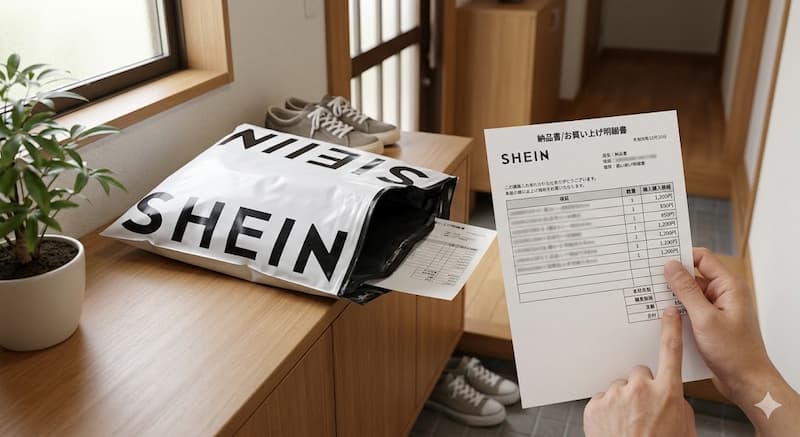 SHEINからお客様へ直送するとロゴ入り梱包や納品書で無在庫転売が即バレる