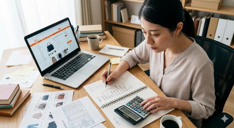 タオバオリサーチ時の国際送料や関税を含めた利益計算の注意点