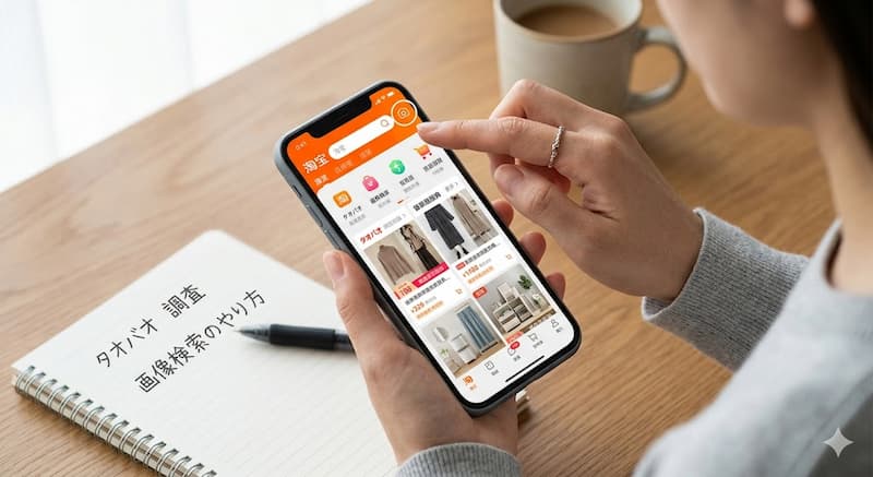 タオバオリサーチの基本である画像検索とキーワード検索のやり方