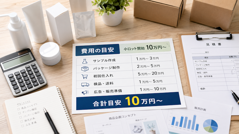 中国OEMブランド構築の費用目安と内訳