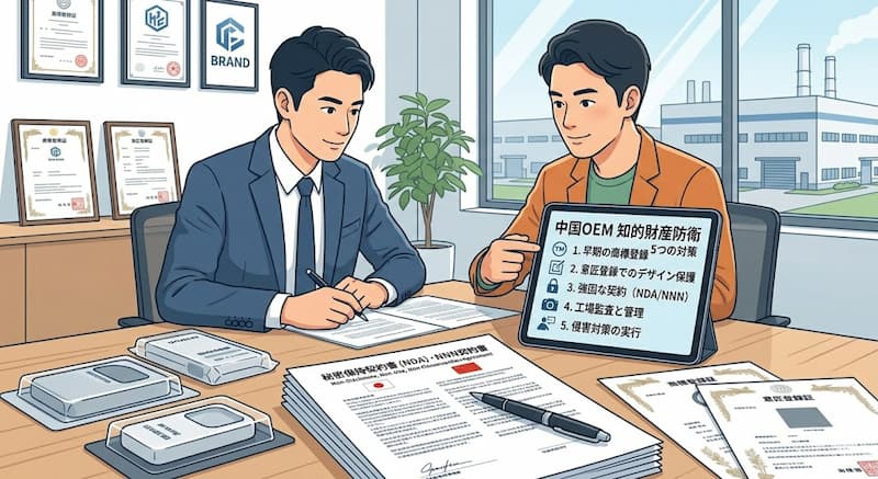 中国OEMにおける知的財産トラブルの防衛策