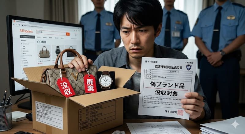 偽ブランド品の税関没収リスク