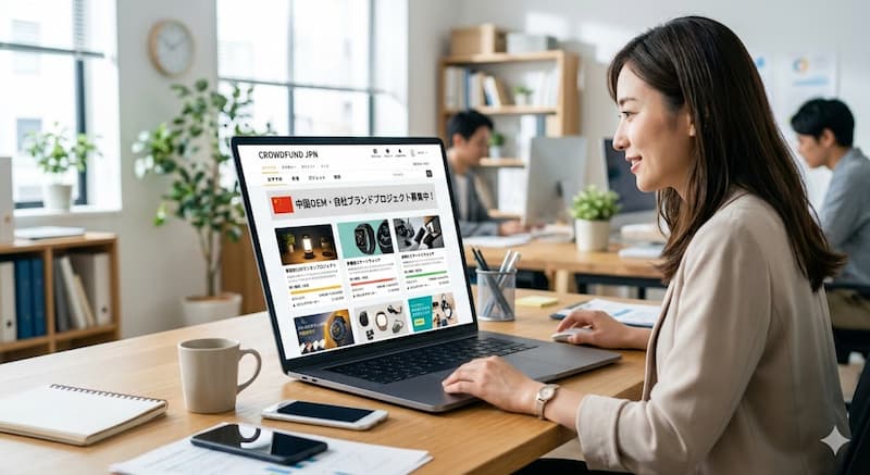 クラファンができるプラットフォーム