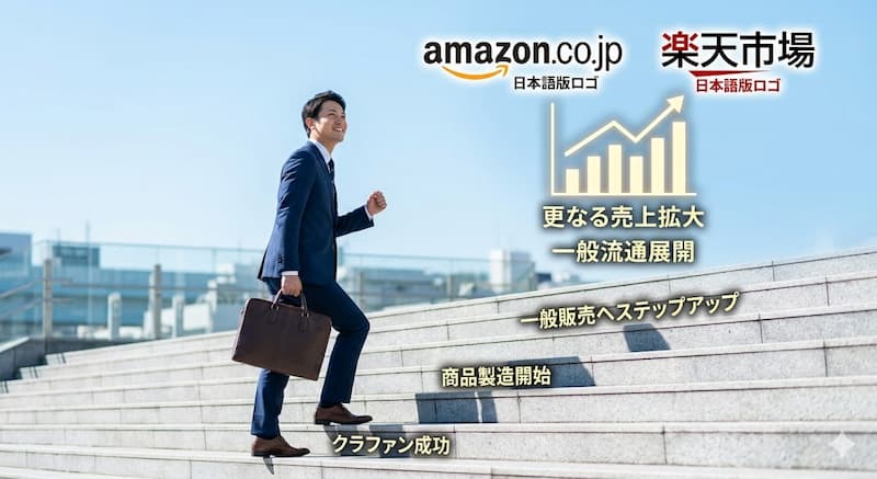 クラファン成功後の一般販売へのステップアップ