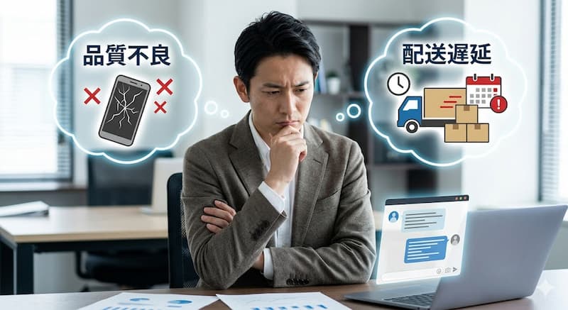 中国OEM特有の品質・配送トラブルリスク
