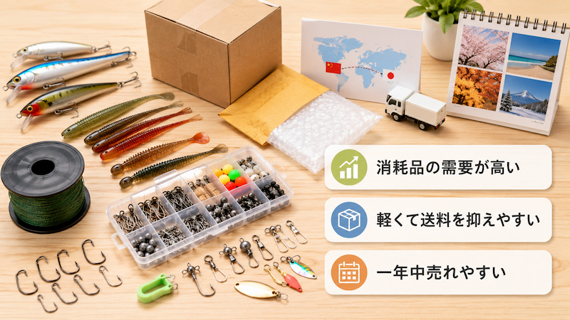 中国輸入で釣具が儲かる理由