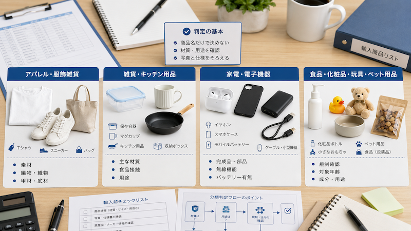 商品別のHSコード判定