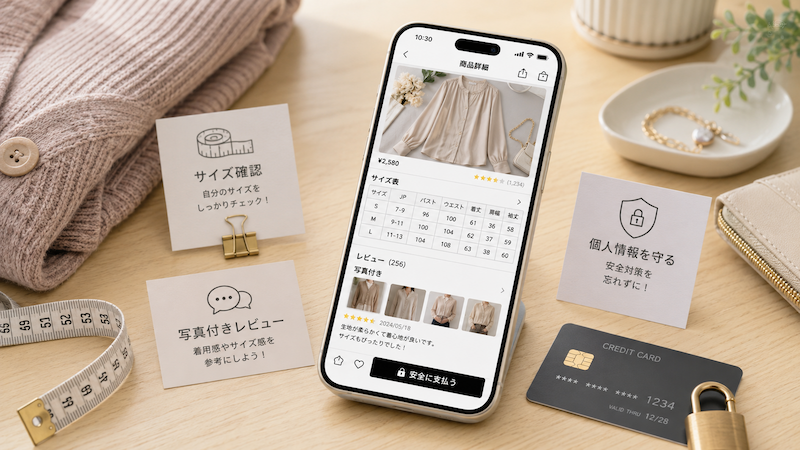 SHEIN購入前のサイズ確認と安全対策