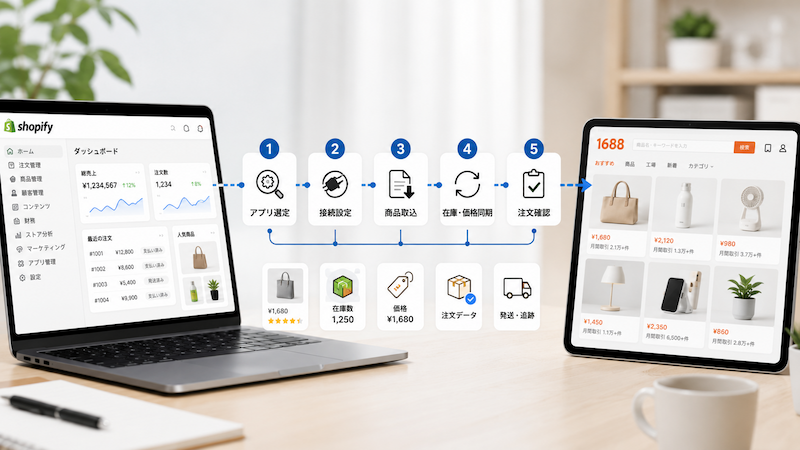 Shopifyと1688を連携させる手順