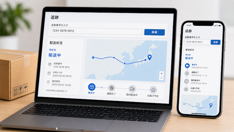 Temuの追跡で荷物の現在地を確認する手順